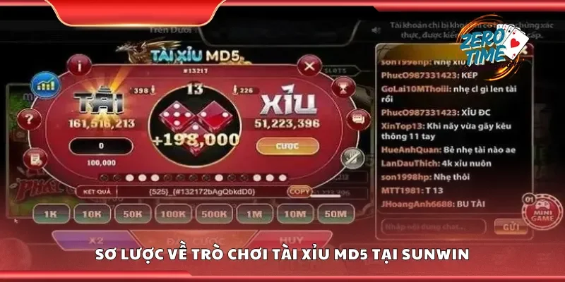 Sơ lược về trò chơi tài xỉu MD5 tại Sunwin